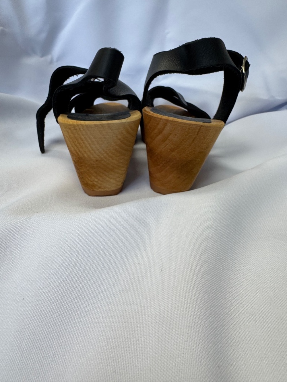 MIA Bety Woven Strap Leather Sandals Black Size 39 US 8 - Picture 7 of 13